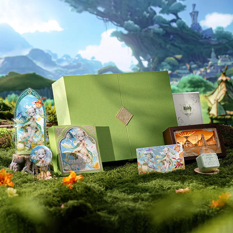Genshin Impact Sumeru Nahida OST merchandise gift box and collectibles