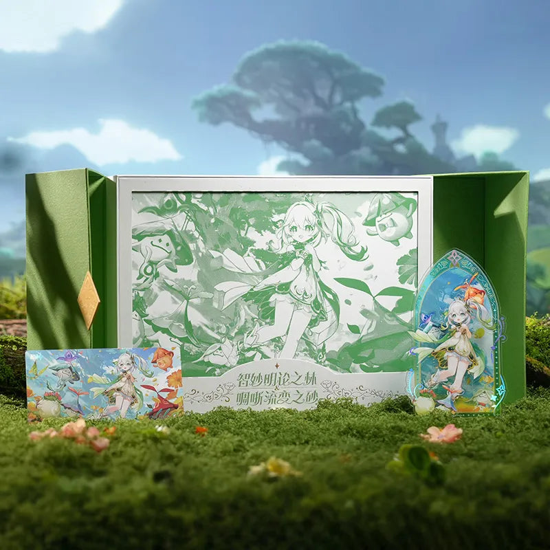 Genshin Impact Sumeru OST gift set featuring Nahida collectibles