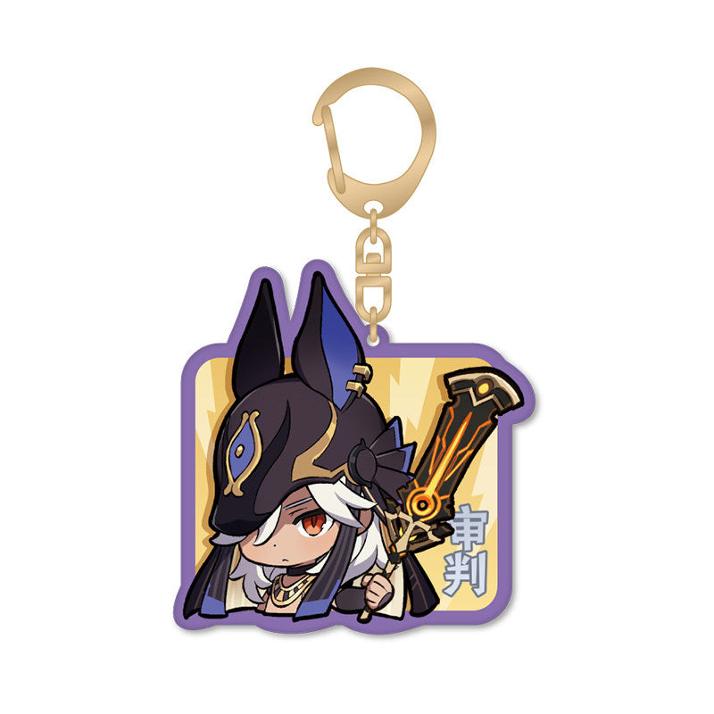 Genshin Impact Sumeru Q style acrylic keychain Cyno