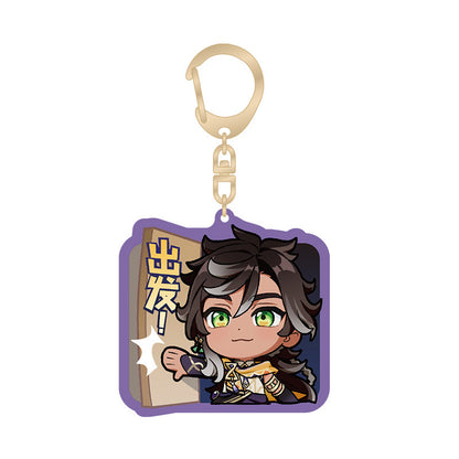 Genshin Impact Sumeru Q style acrylic keychain Sethos