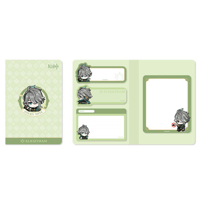 Genshin Impact Sumeru Q style sticky notes set Alhaitham