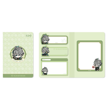 Genshin Impact Sumeru Q style sticky notes set Alhaitham