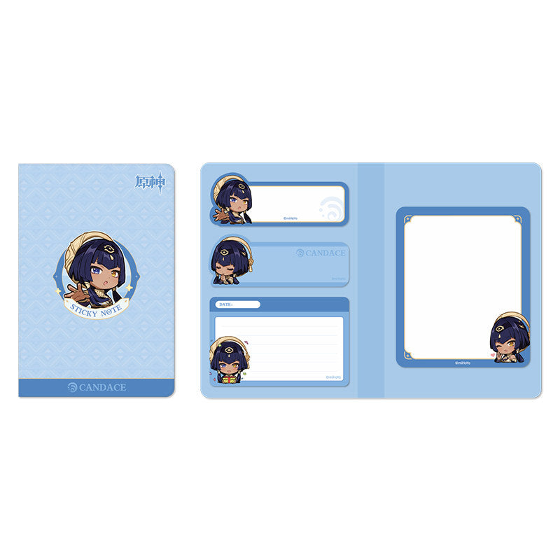 Genshin Impact Sumeru Q style sticky notes set Candace