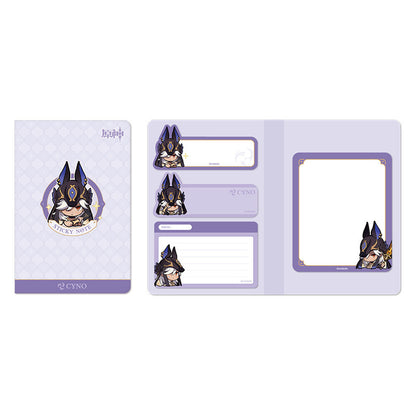 Genshin Impact Sumeru Q style sticky notes set Cyno