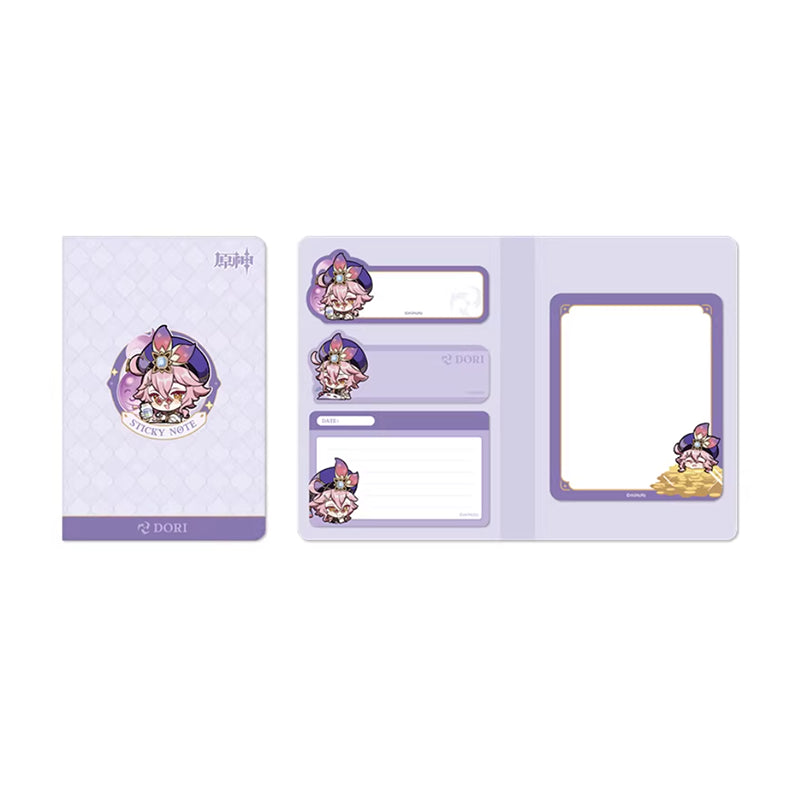 Genshin Impact Sumeru Q style sticky notes set Dori