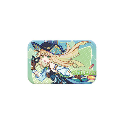 Genshin Kirara geometric badge from the Summer Dragon Fairyland series featuring playful seasonal artwork