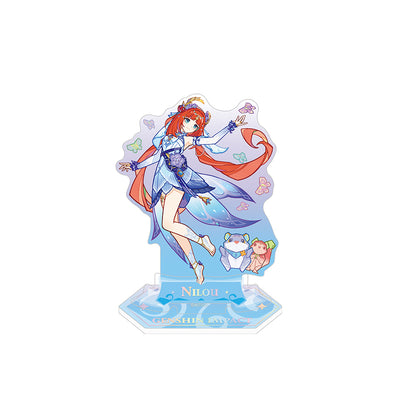 Genshin Nilou acrylic standee from the Summer Dragon Fairyland series with colorful fairy tale themed design
