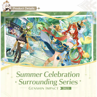 Genshin Impact Summer Festival art print illustration Nilou Collei detail