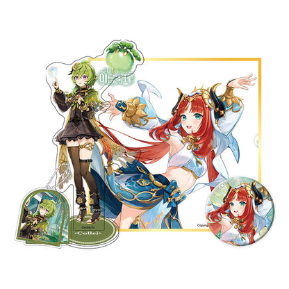 Genshin Impact Summer Festival Nilou Collei merchandise collection badges charms standees art prints