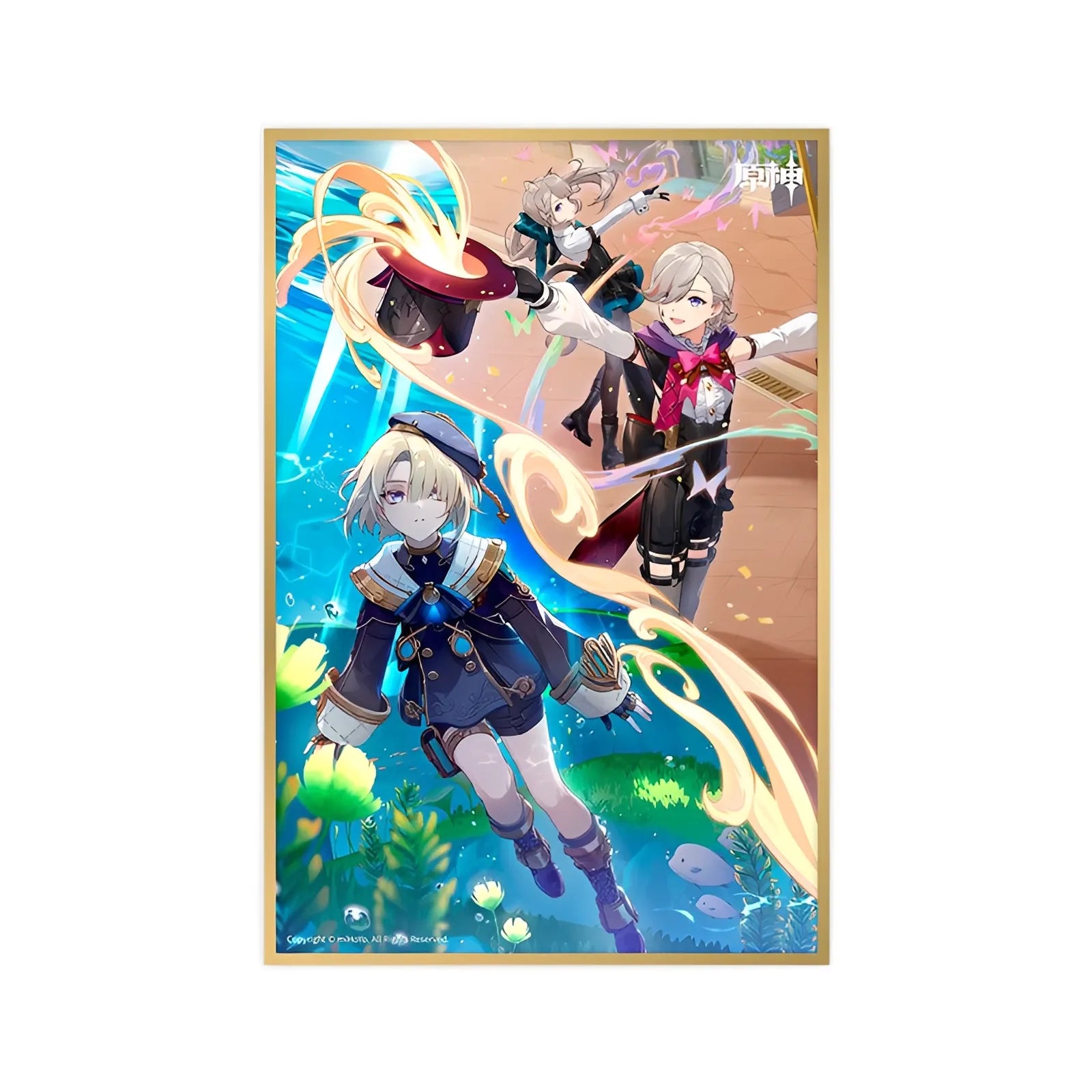 Genshin Impact Summer Sun Vacation illustration art card version B
