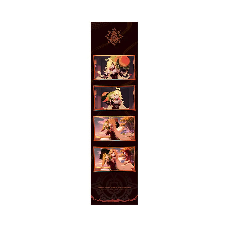 Genshin Impact Sunset Series Film Style Accordion Set Style B featuring Mavuika scenes