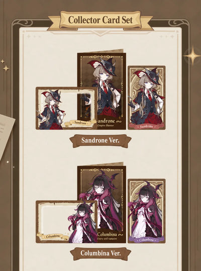 Tabletop Troupe Series collector card sets featuring Illuga and Jahoda