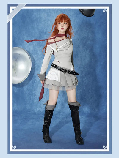 Tartaglia tall boots buckle and toe detail