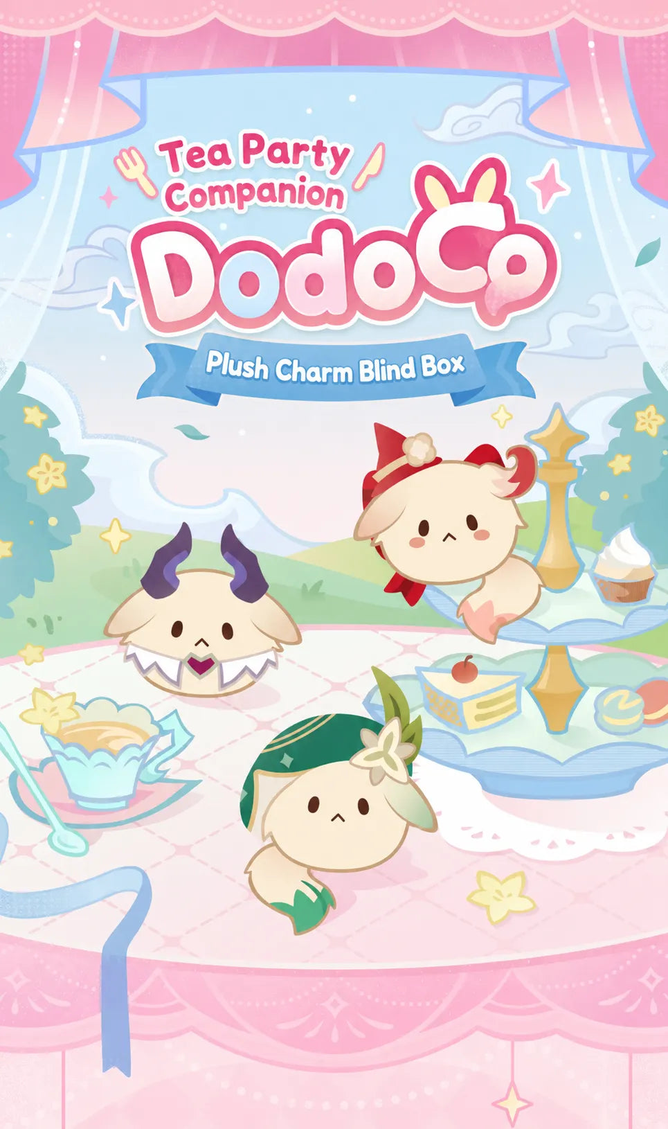 Tea Party plush charm blind box product information and collection details