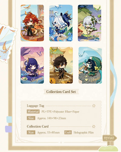 Genshin Impact Teyvat Expo Series collection card set