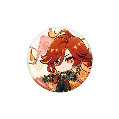 Genshin Impact Teyvat Expo Series Mavuika Chibi Character Badge