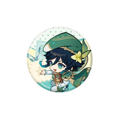 Genshin Impact Teyvat Expo Series Venti Chibi Character Badge