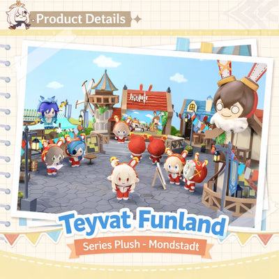 Genshin Impact plush material and size details Teyvat Funland series