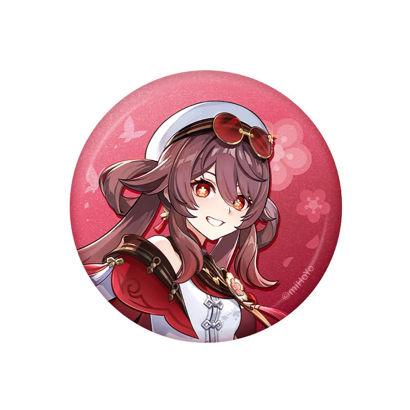 Genshin Impact Teyvat Series Hu Tao collectible badge