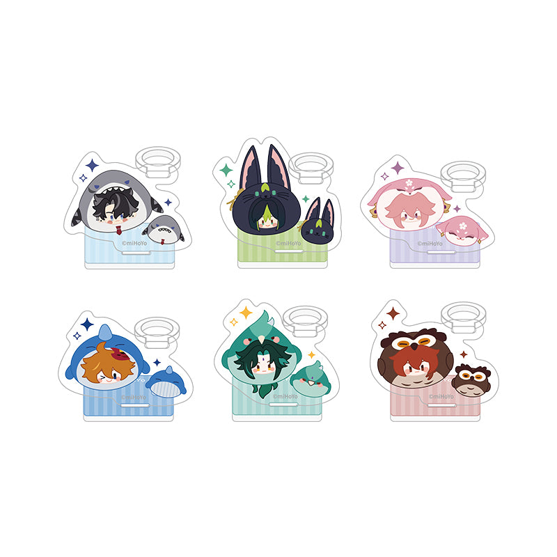 Genshin Impact Teyvat Zoo acrylic pen stand all characters collection display