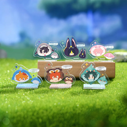 Genshin Impact Teyvat Zoo acrylic pen stand outdoor display natural scene