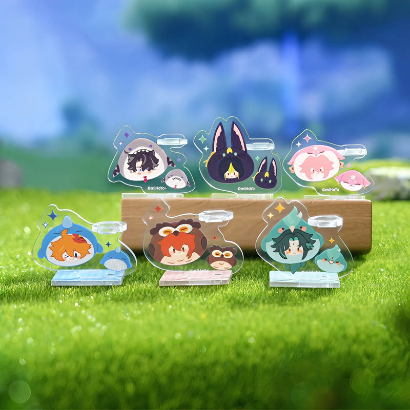 Genshin Impact Teyvat Zoo acrylic pen stand outdoor display natural scene