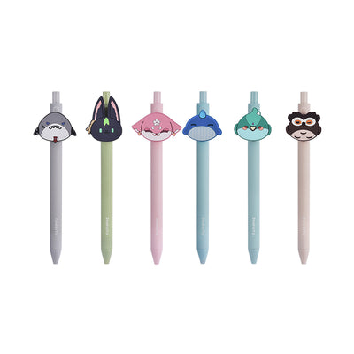 Genshin Impact Teyvat Zoo gel pen set all characters clean white background product image