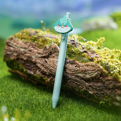 Genshin Impact Teyvat Zoo gel pen set angled display multiple character designs