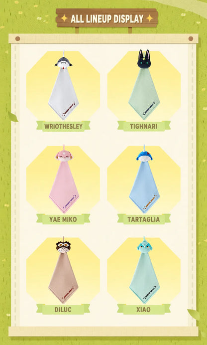 Genshin Impact Teyvat Zoo hanging towel detail close up stitching texture
