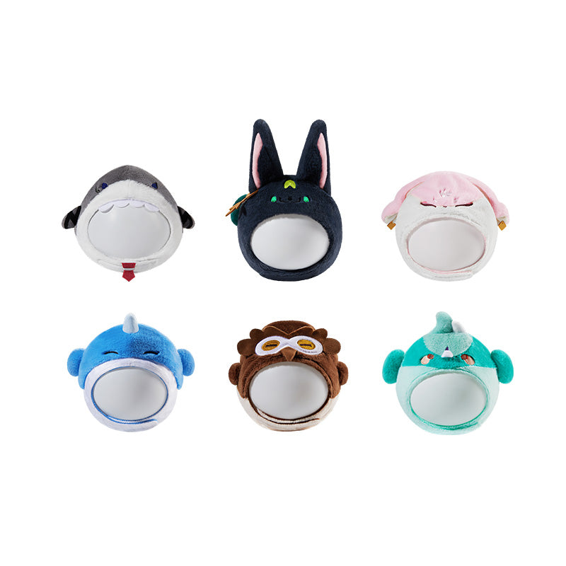Genshin Impact Teyvat Zoo plush headwear all characters collection display