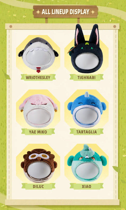 Genshin Impact Teyvat Zoo plush headwear wearing method instruction display