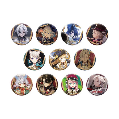 Genshin The Fatui Feast Series badge blind box full collection