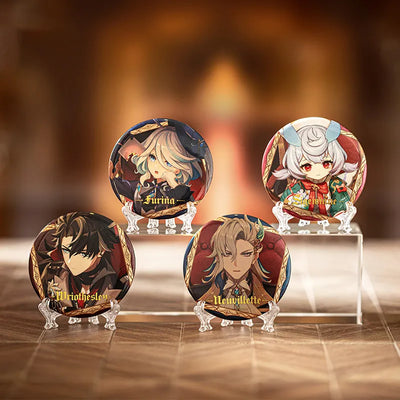 Genshin Impact The Fatui Feast Series character badge blind box collection