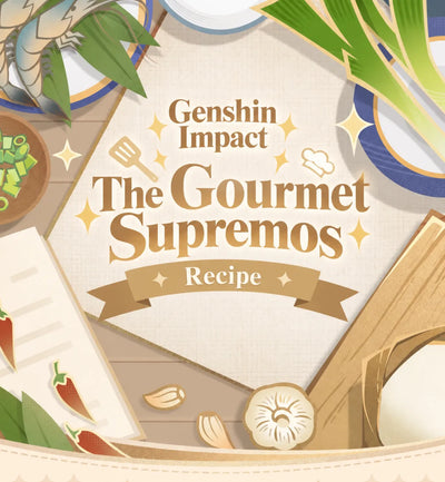 The Gourmet Supremos Recipe Book cover design and culinary artwork
