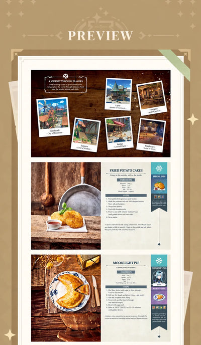 The Gourmet Supremos Recipe Book special bonus dishwashing sponge and character stickers