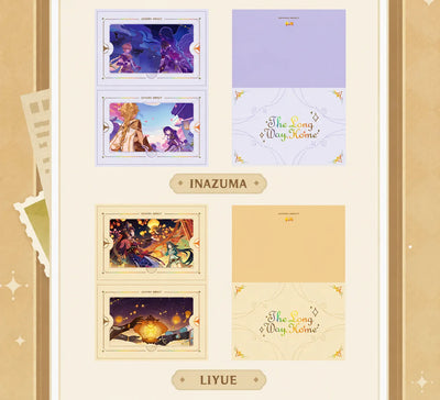 Genshin Impact The Long Way Home Series Inazuma and Liyue collectible card sets