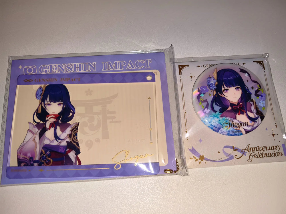 Genshin Impact Serie The Long Way Home – Insignias y Tarjetas Acrílicas