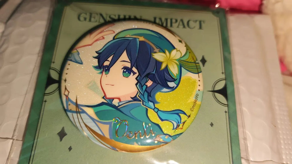 Genshin Impact The Long Way Home Series Badges & Collectible Card Sets