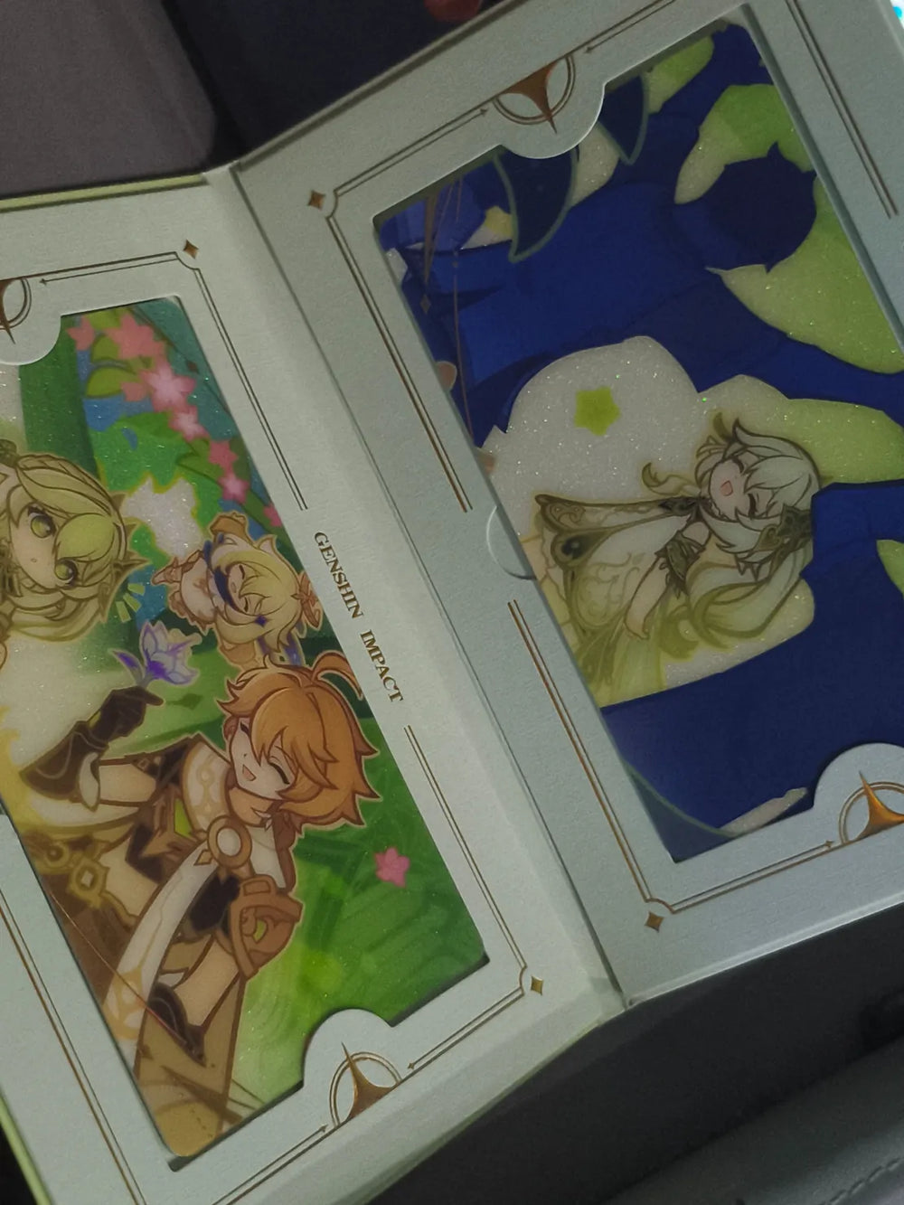 Genshin Impact The Long Way Home Series Badges & Collectible Card Sets