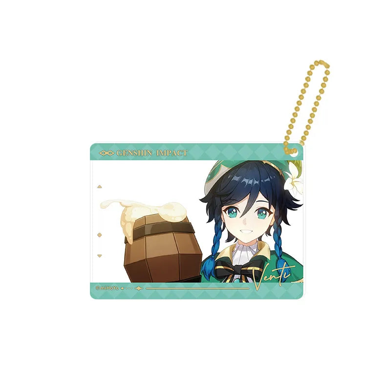 Genshin Impact The Long Way Home Series Venti acrylic card keychain