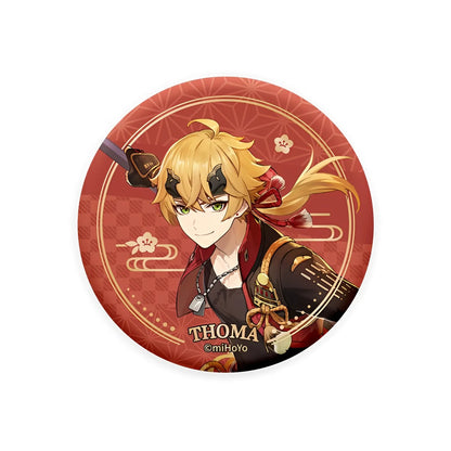 Genshin Impact Thoma Inazuma character badge collectible anime pin