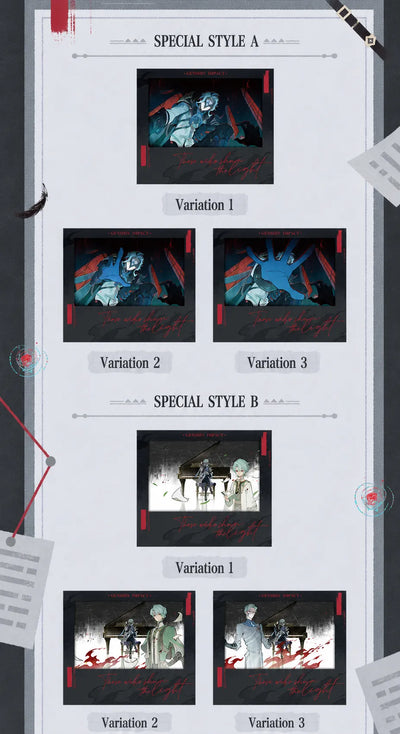 Those Who Shun the Light Series special collector card variations