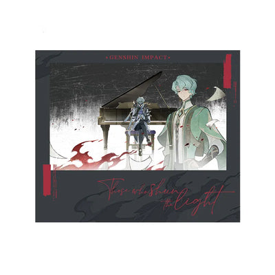 Those Who Shun the Light Series collector cards featuring Dottore and Pantalone