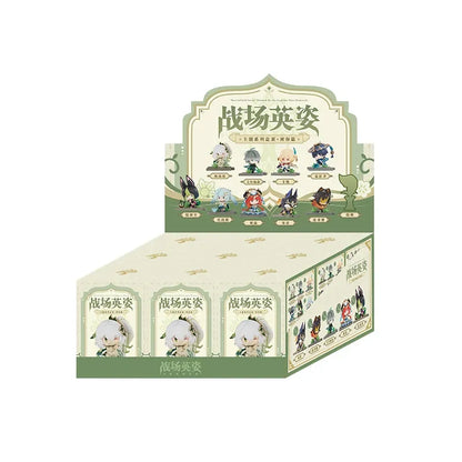 Genshin Impact Tighnari Battlefield Heroes blind box chibi figure with Sumeru themed display base