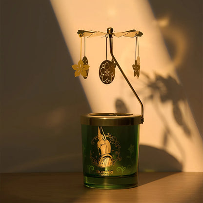 Genshin Impact Tighnari candle carousel detail with hanging ornaments and gold structure