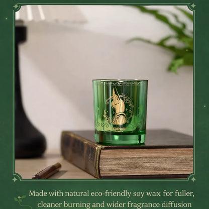 Genshin Impact Tighnari candle glowing glass effect under natural lighting