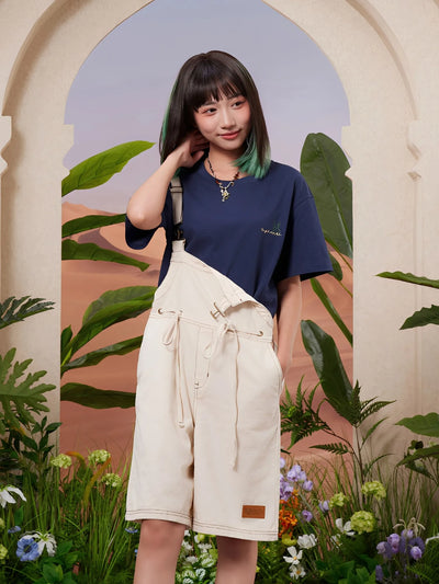 Tighnari t shirt color options navy and green comparison detail view