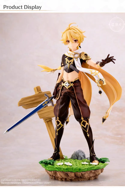 Genshin Impact Traveler Aether 1/7 scale figure size display and proportions