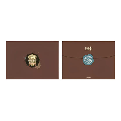 Genshin Impact Navia transparent card set film style cards with detailed artwork and themed design