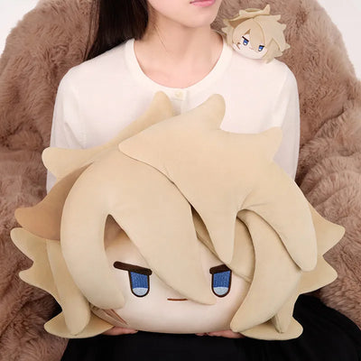 Varka Big Head Plush Pillow from Genshin Impact